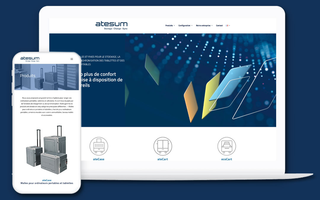 atesum lance un nouveau site web et des brochures