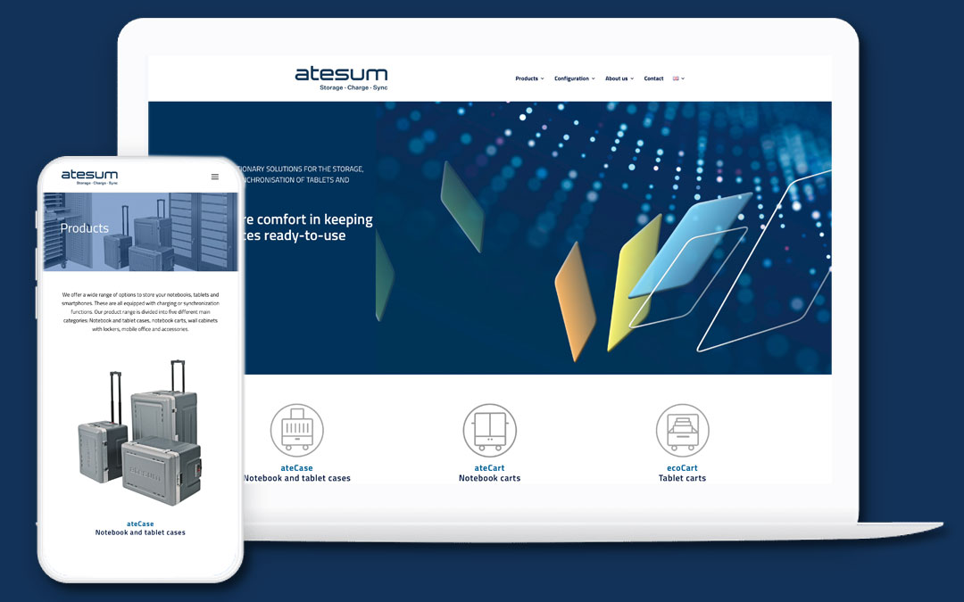 atesum launches new website and brochures